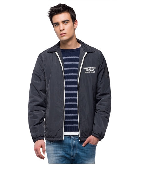 リプレイ リバーシブル MA-1 ソフトポリ コーチジャケット | REPLAY