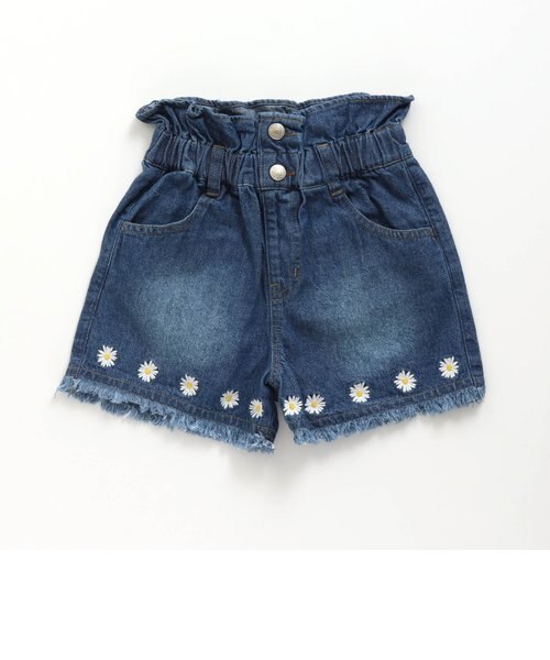 お花刺繍ショートパンツ ショート丈 F O Online Store エフオーオンラインストア の通販 Mall