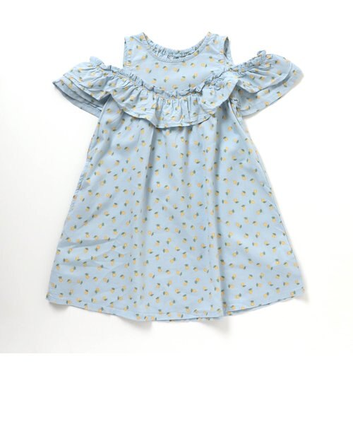 3柄フルーツオフショルワンピース F O Online Store エフオーオンラインストア の通販 Mall