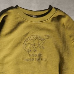 福井県立恐竜博物館コラボ 福井恐竜刺繍トレーナー