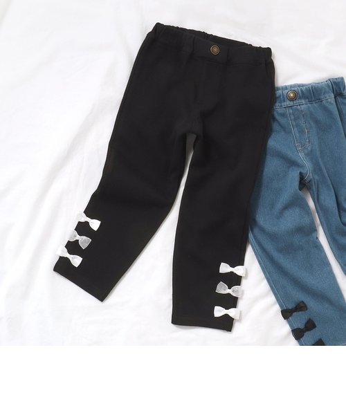 サイドリボン｜7days Style pants  10分丈