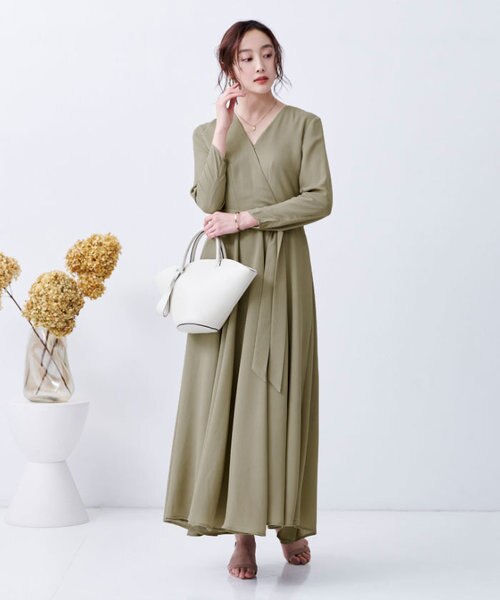 カシュクールロングワンピース Ur S ユアーズ の通販 Mall