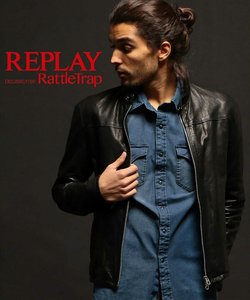 REPLAY×RATTLE TRAP Lamb Vegetal dyed leather
