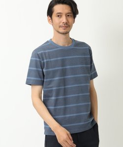 40/2天竺編みボーダーTシャツ