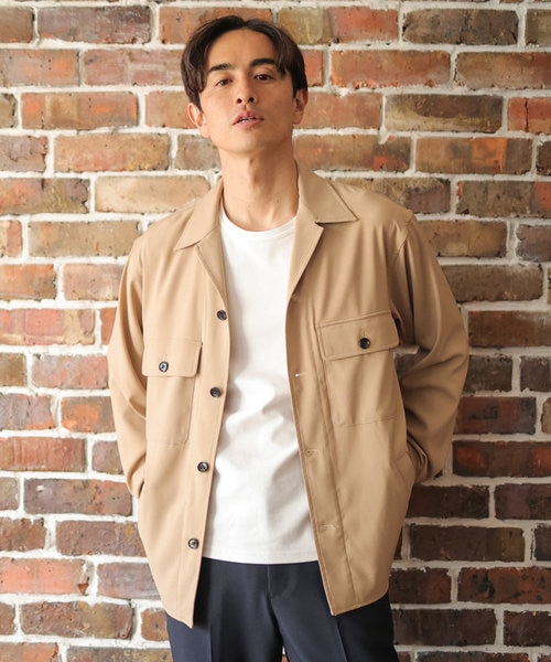 リンクルフリー】CPOシャツジャケット「セットアップ可能」形態安定