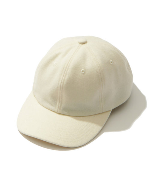 【からメンズ】 FUSE WOOL MELTON 6PANEL CAP メンズ ビギ 帽子 キャップ ホワイト ネイビー ブラック