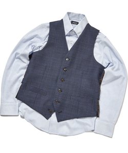 【ACTIVE TAILOR】ミックスヤーン/ホップサックベスト＜セットアップ・スリーピース対応＞