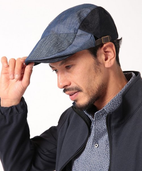 デニムパッチワークハンチング帽 | メンズビギ（MEN'S BIGI）の通販