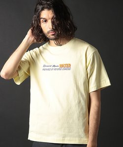 コットン天竺プリントTシャツ