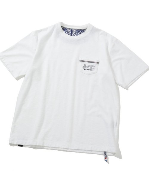 【DENHAM/デンハム】オーガニック ミニパイルポケットＴシャツ