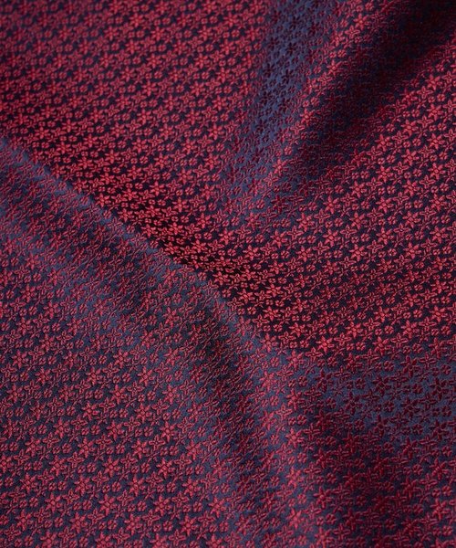 ミニフラワージャカード織りスカーフ＜同素材ネクタイあり