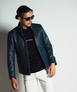 SHEEP LEATHER/シープレザー シングルライダースジャケット