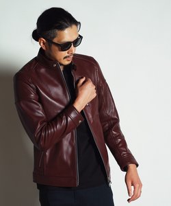 SHEEP LEATHER/シープレザー シングルライダースジャケット