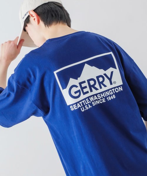 GERRY ジェリー 別注 ボックスロゴ プリント 半袖Tシャツ