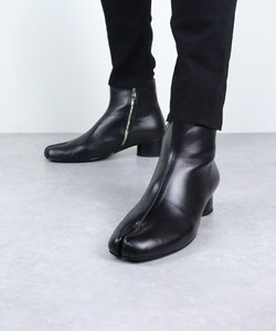 【牛革/軽量】足袋ブーツ【4.5cmヒール】(9941)