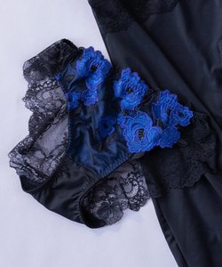 ゴージャス薔薇刺繍美しさも、機能も 「グレースイストグランデ バックレース」 バックレースショーツ