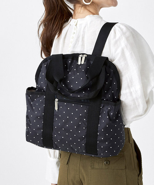 DOUBLE TROUBLE BACKPACK タイニードット | LeSportsac