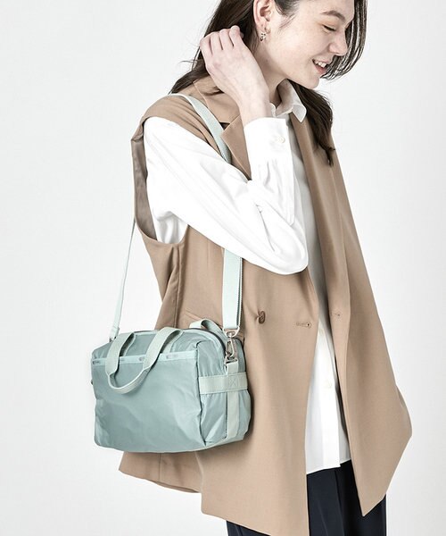 SMALL UPTOWN SATCHEL ソフトアークティックC | LeSportsac ...