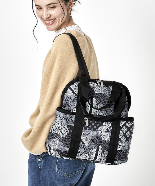 DOUBLE TROUBLE BACKPACK パッチワークレース