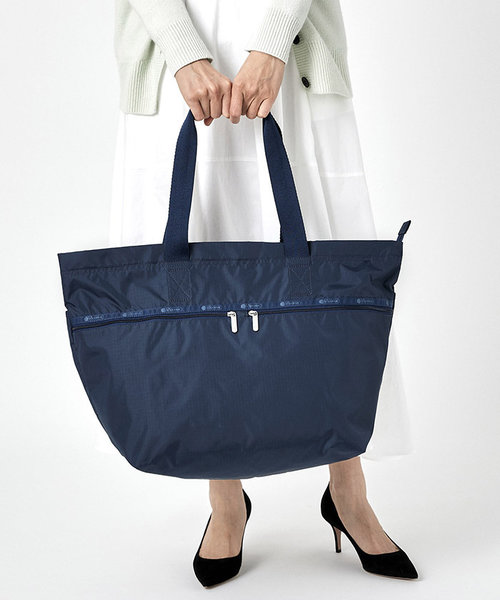 CARLIN ZIP TOP TOTE BAG コースタルネイビー | LeSportsac