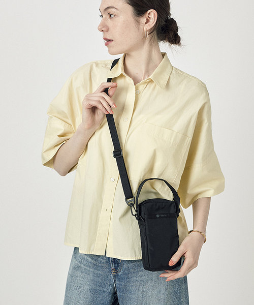 MINI PHONE CROSSBODY リサイクルドブラックJP