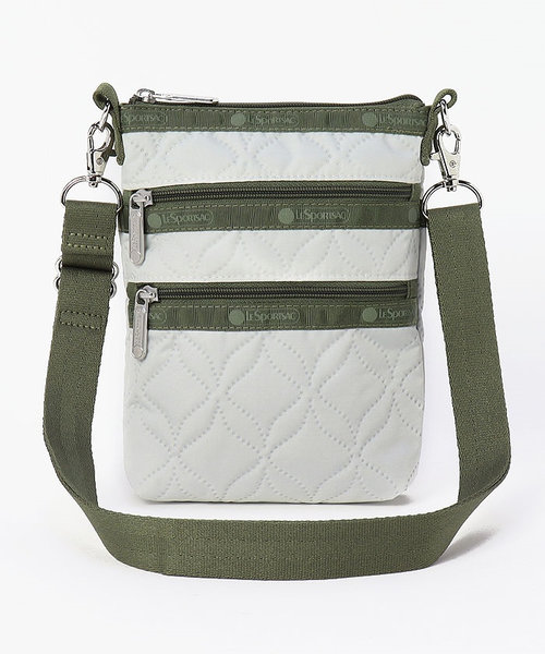 3 ZIP CROSSBODY ウェイビーデボスオフホワイト | LeSportsac