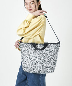 DELUXE EASY CARRY TOTE フローラルバーズアンドキャッツ