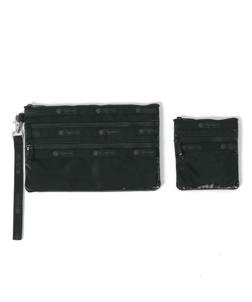 ZIP POUCH SET3 ヒトリップカグヤブラック