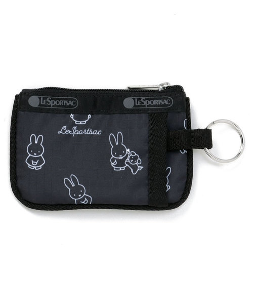 KEY CARD HOLDER ミッフィーブラックステンシル LeSportsac（レスポートサック）の通販 &mall