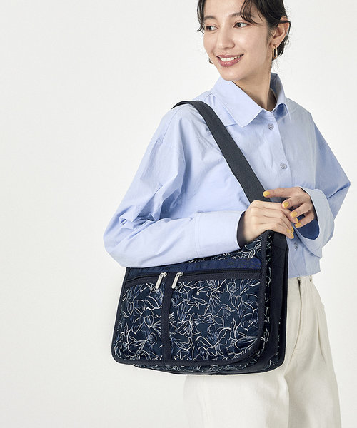 DELUXE EVERYDAY BAG スケッチフローラルネイビー