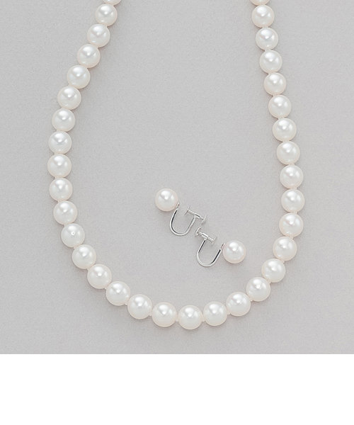 純正売り出し 6月誕生石 あこや真珠 ネックレス イヤリング 2点セット 特価イラスト Maisonvie Vn