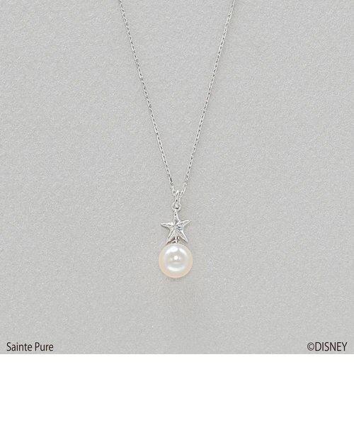 予約商品 ディズニー 6月誕生石 シルバー ロジウムメッキ あこや真珠 ネックレス Milluflora ミルフローラ の通販 Mall