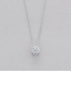 【&mall限定】K18 ホワイトゴールド ダイヤモンド ネックレス