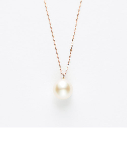 WEB限定】6月誕生石 K10 ピンクゴールド あこや真珠 ネックレス