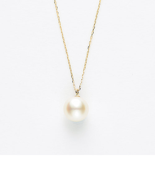 【WEB限定】6月誕生石 K10 イエローゴールド あこや真珠 ネックレス