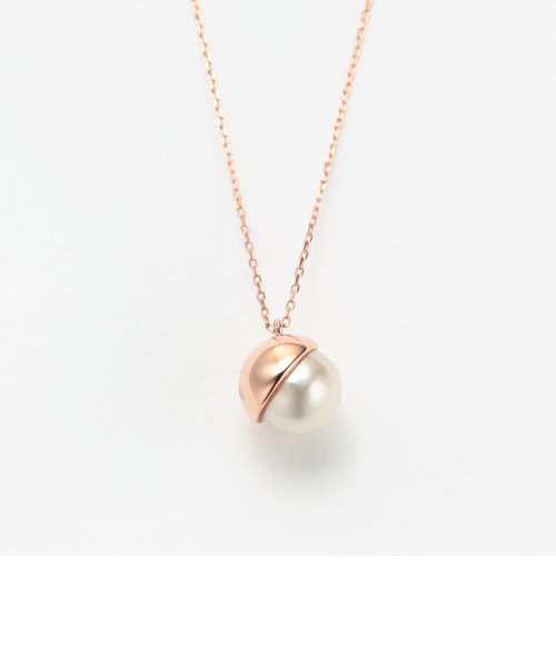 【WEB限定】6月誕生石 K10 ピンクゴールド あこや真珠 ネックレス