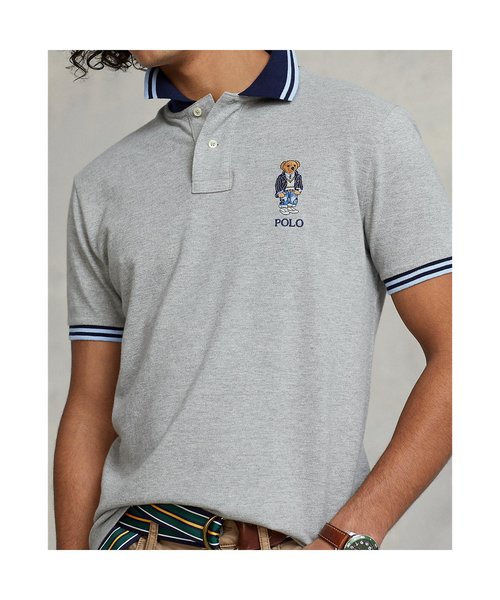 カスタム スリム Polo ベア メッシュ ポロシャツ | POLO RALPH LAUREN