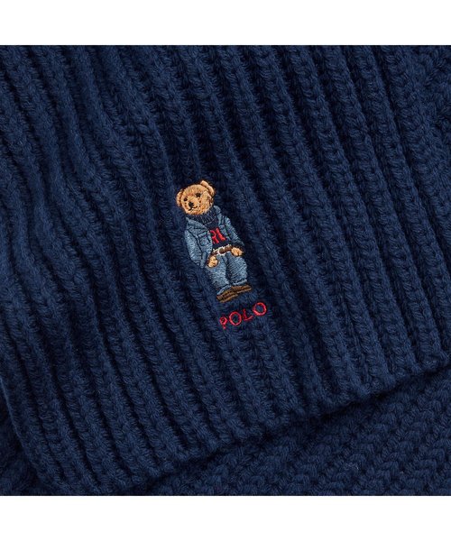 Polo ベア リブニット マフラー | POLO RALPH LAUREN（ポロ ラルフ