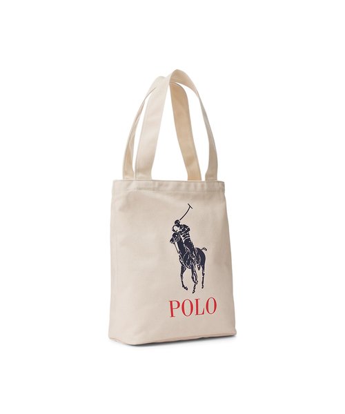 ボーイズ 8才～20才)Big Pony コットン キャンバス トート | POLO