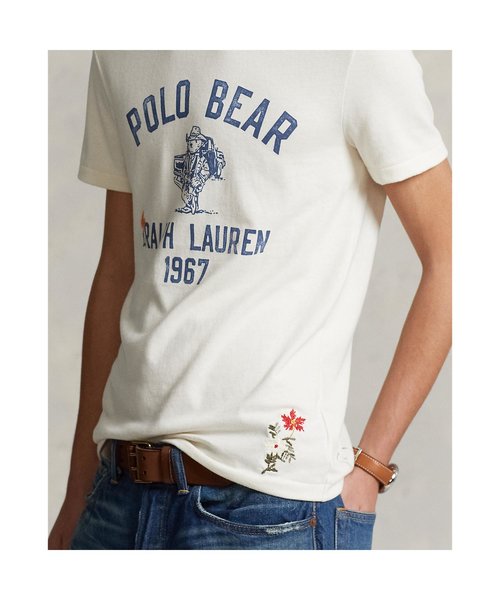 カスタム スリム フィット Polo ベア ジャージー Tシャツ | POLO RALPH