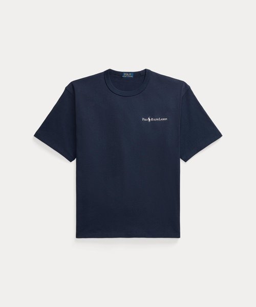 リラックスド フィット ロゴ ジャージー Tシャツ