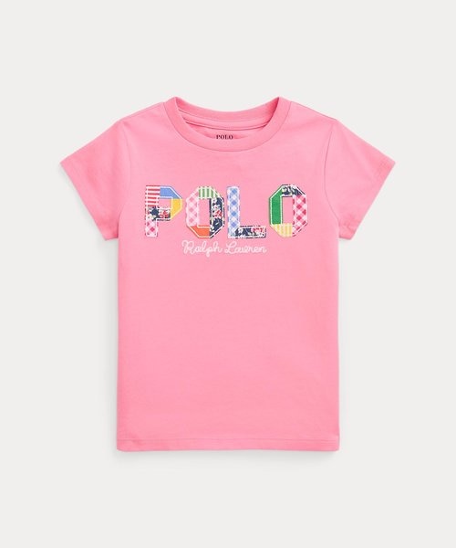 ガールズ 2才～6才)ミックスドロゴ コットン ジャージー Tシャツ  