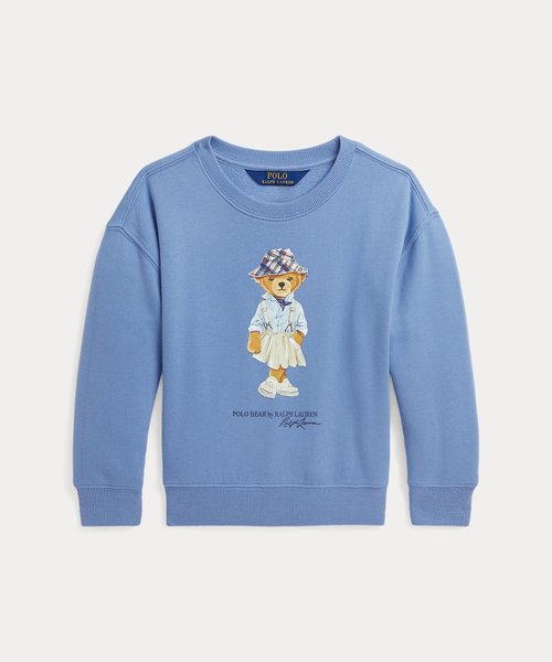 (ガールズ 2才～6才)Polo ベア フリース ボクシー スウェットシャツ