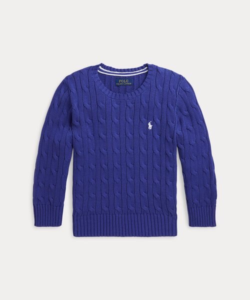 ボーイズ 2才～7才)ケーブルニット コットン セーター | POLO RALPH  