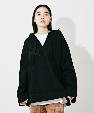 THE NORTH FACE(ザノースフェイス )/ﾚﾃﾞｨｰｽ/長袖ﾊﾟｰｶｰ/ﾙｰｽﾞｼﾙｴｯﾄ/ﾛｺﾞ 
