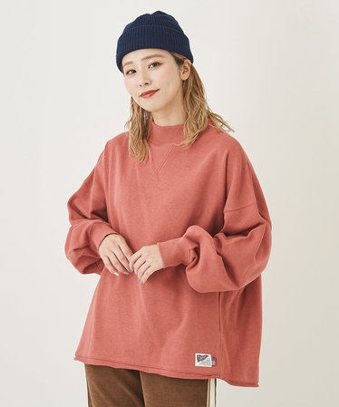 RVCA(ルーカ)長袖トレーナー/スウェット/ルーズフィット/ﾚﾃﾞｨｰｽ