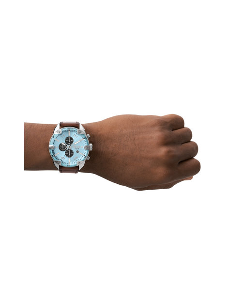 DIESEL DZ4606  腕時計 メンズ TIMEFRAME ブルー素材牛革