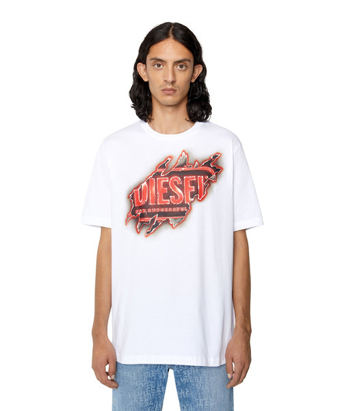 メンズ Tシャツ スクラッチ ロゴ | DIESEL（ディーゼル）の通販 - &mall