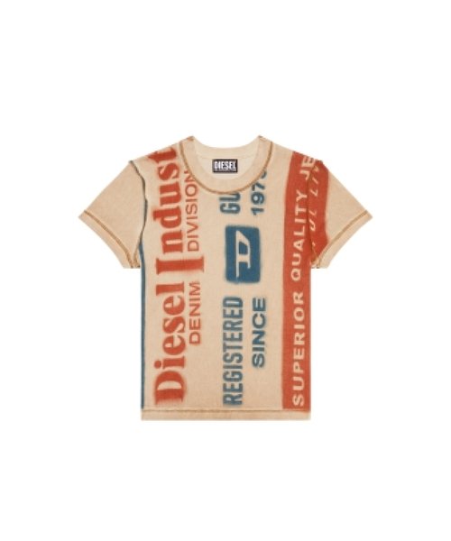 レディース 半袖 Tシャツ トップス ロゴ | DIESEL（ディーゼル）の通販