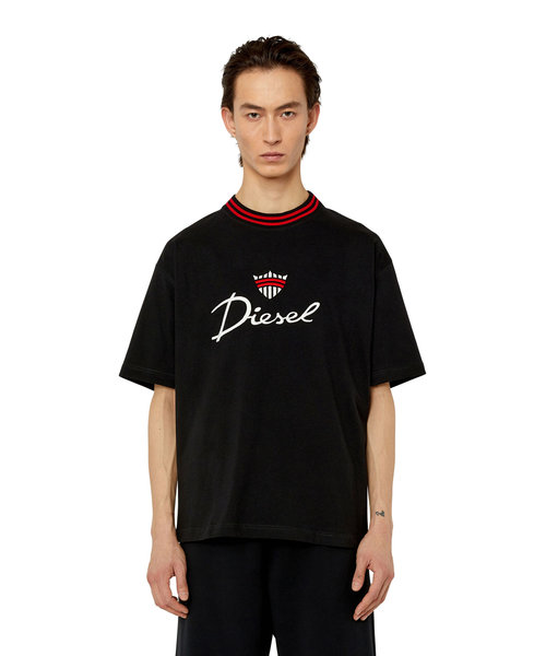 メンズ Tシャツ クラウン ロゴエンブロイダリー | DIESEL（ディーゼル